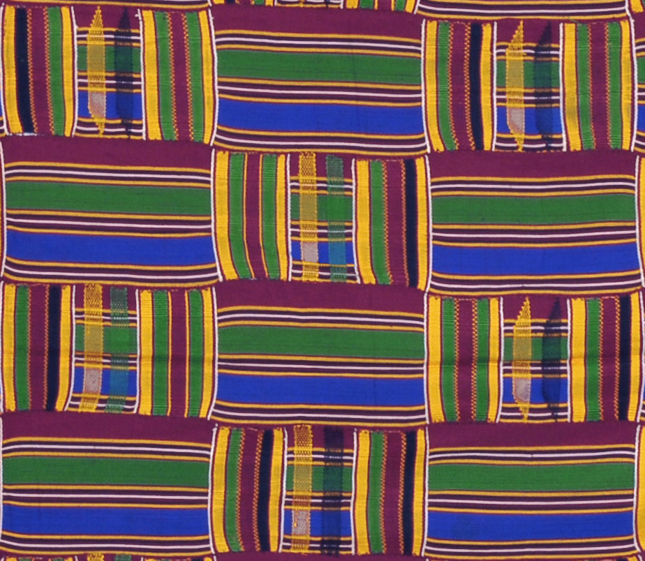 Vintage Handwoven Ashanti Kente Cloth – Ghana Pride 1970s