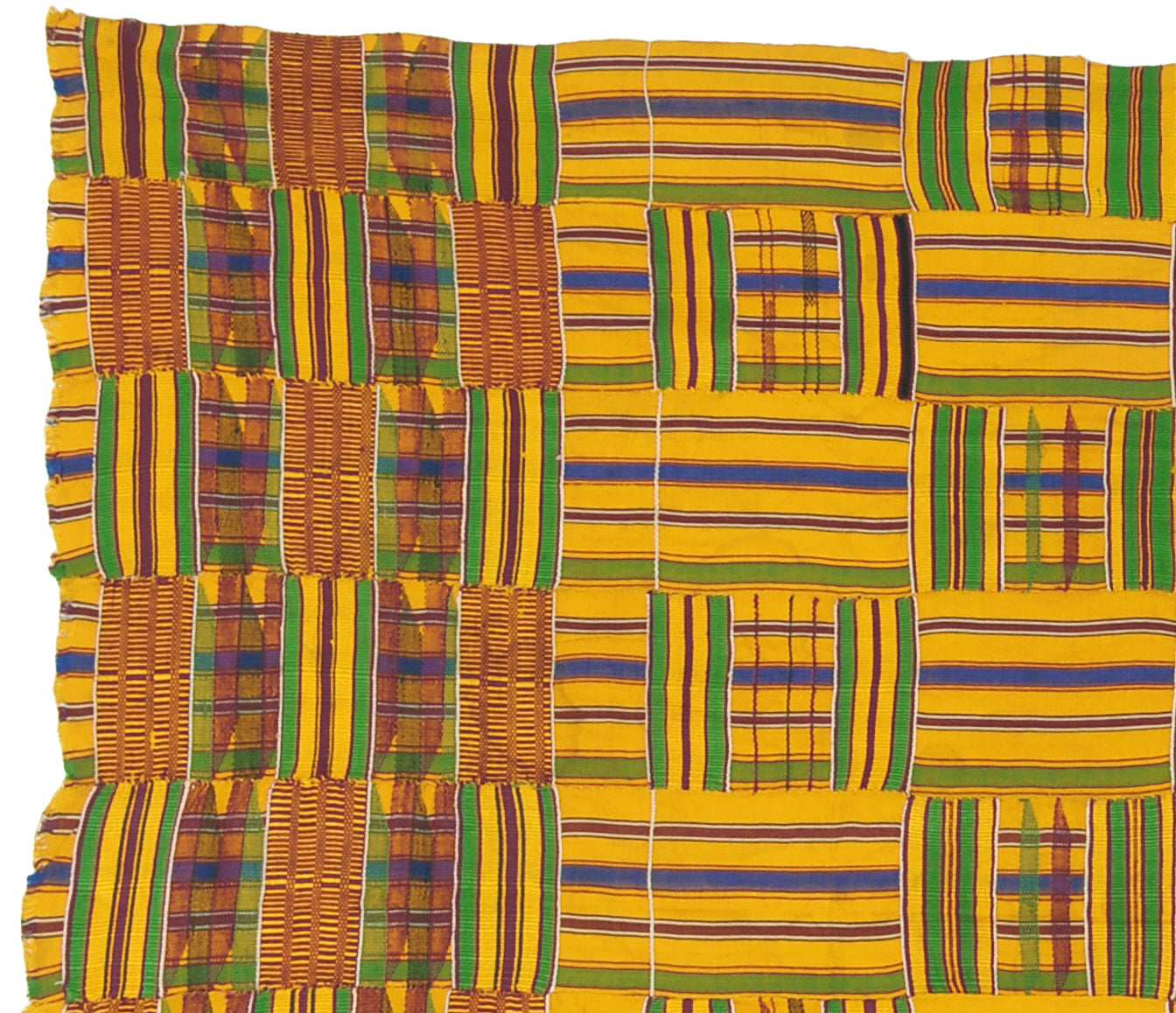 Authentic 1970s Handwoven Ashanti Kente Cloth – Ghana Heritage