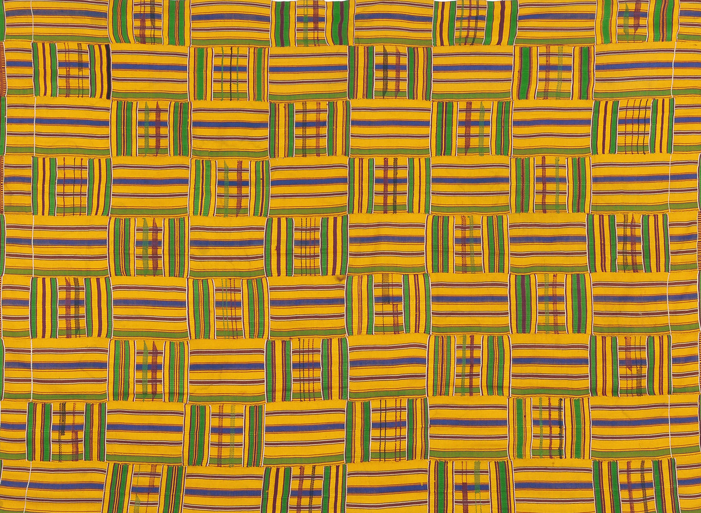 Authentic 1970s Handwoven Ashanti Kente Cloth – Ghana Heritage