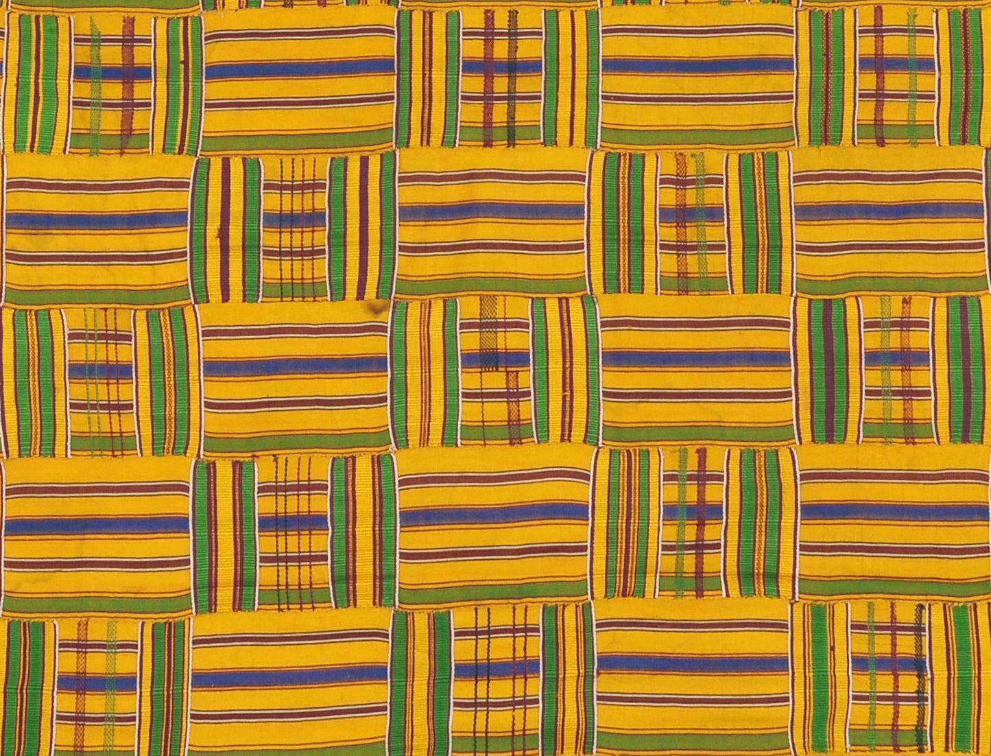 Authentic 1970s Handwoven Ashanti Kente Cloth – Ghana Heritage
