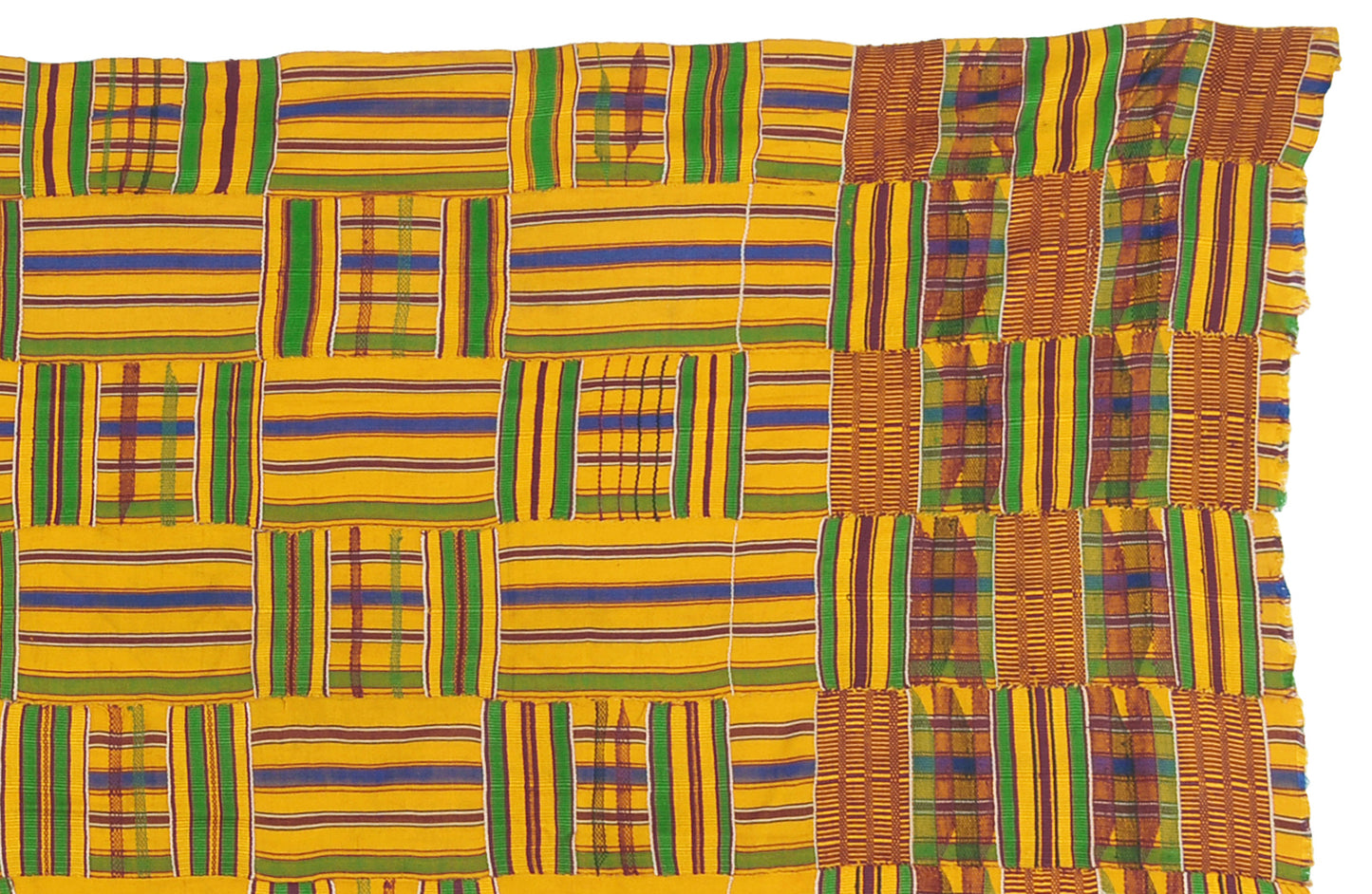 Authentic 1970s Handwoven Ashanti Kente Cloth – Ghana Heritage