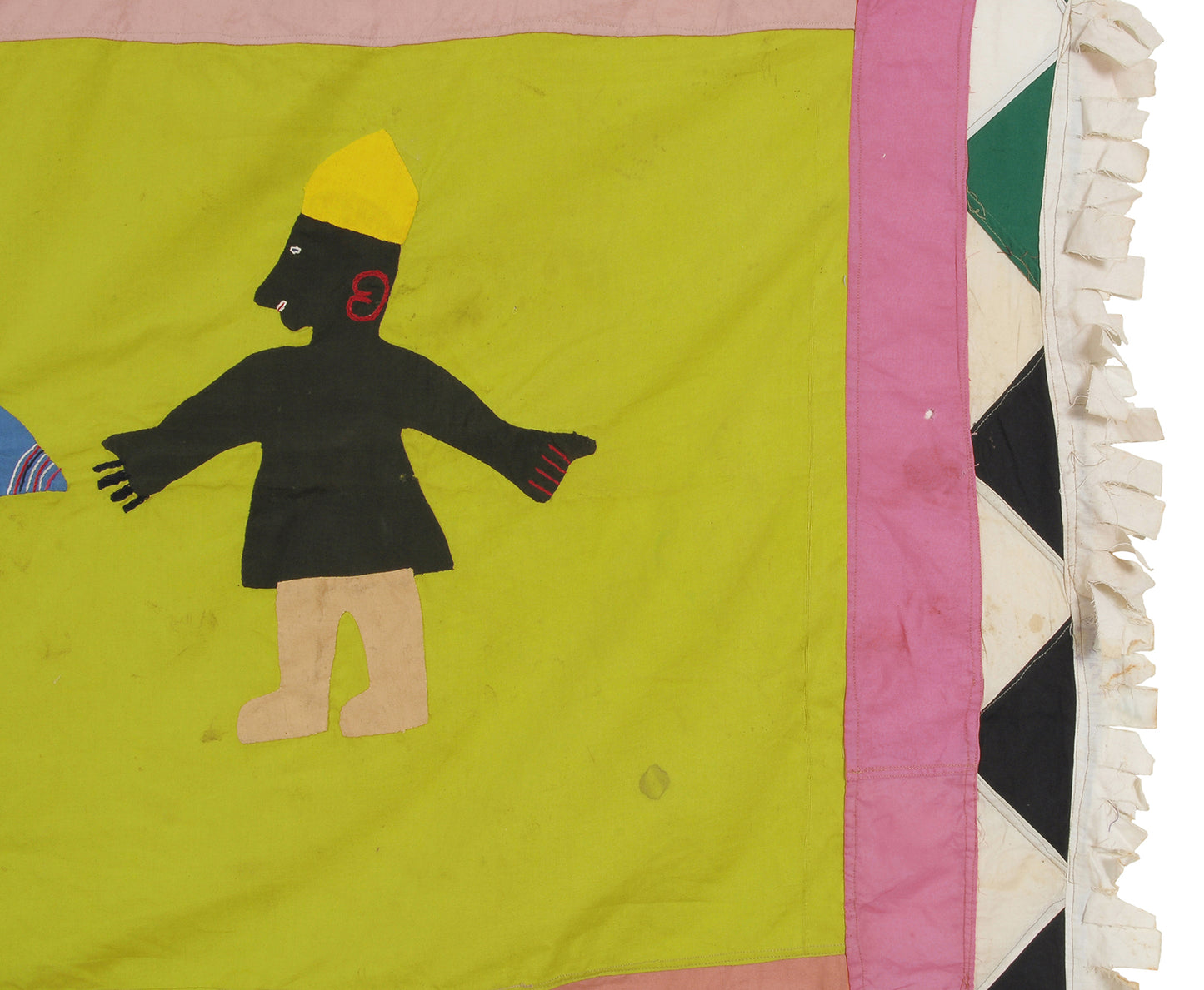 Authentic Fante Asafo Flag – 66½″ × 44″ Ghanaian Frankaa Heritage