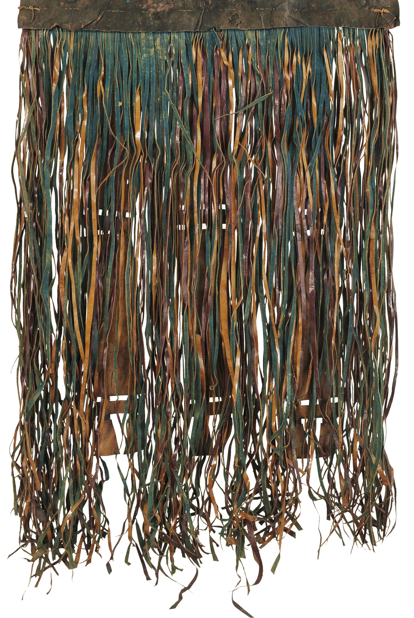 Authentic Old Tuareg Leather Panel – Sahara Nomad Ethnic Artistry