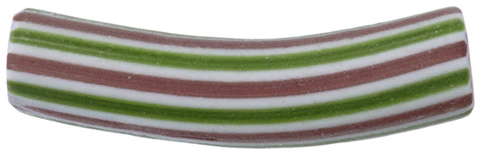 Rare Elbow Chevron Bead - Antique 4-Layer Venetian Trade Glass - alternate view