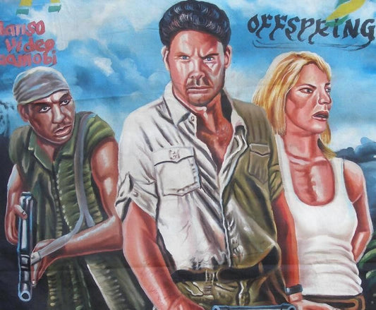 Anaconda 3 Movie Poster - Authentic Ghanaian Hand-Painted Art - alternate view