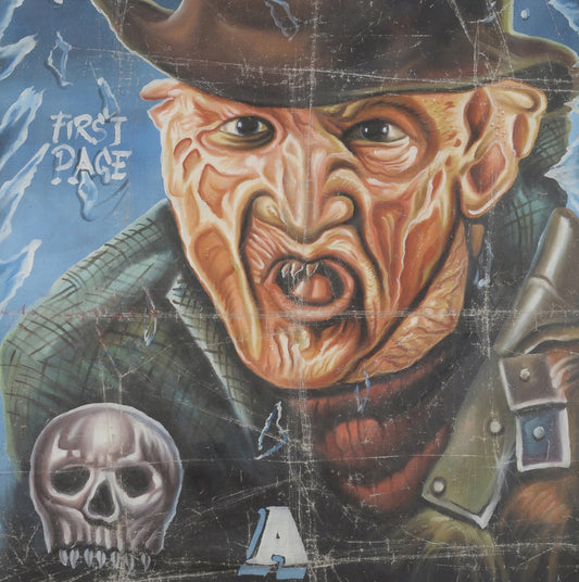A Nightmare On Elm Street Hand-Painted Ghanaian Movie Poster - alternate view