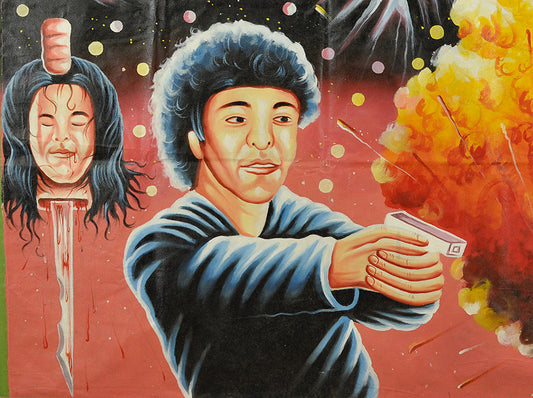 Innocent Blood Movie Poster - Hand-Painted Ghanaian Art - alternate view