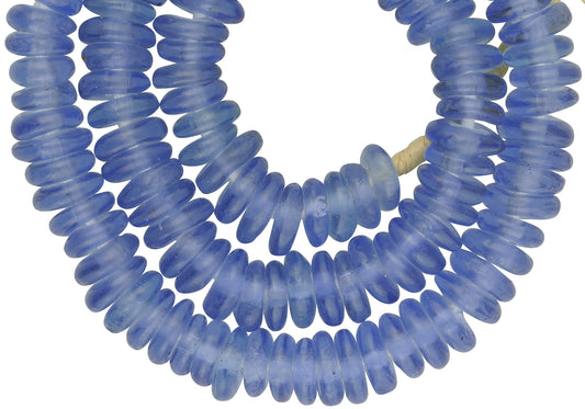 Authentic Ghanaian Recycled Glass Beads - African Trade Beads - alternate view