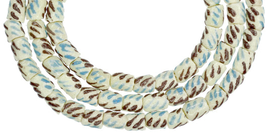 Fancy Powder Glass Beads - Imitation Venetian Trade Beads (7Mm) - alternate view