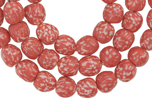 African Trade Beads - Recycled Glass Krobo Beads (10-11Mm) - alternate view