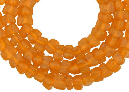 Translucent Krobo Glass Beads 9Mm Imitating Bohemian Trade Beads - alternate view