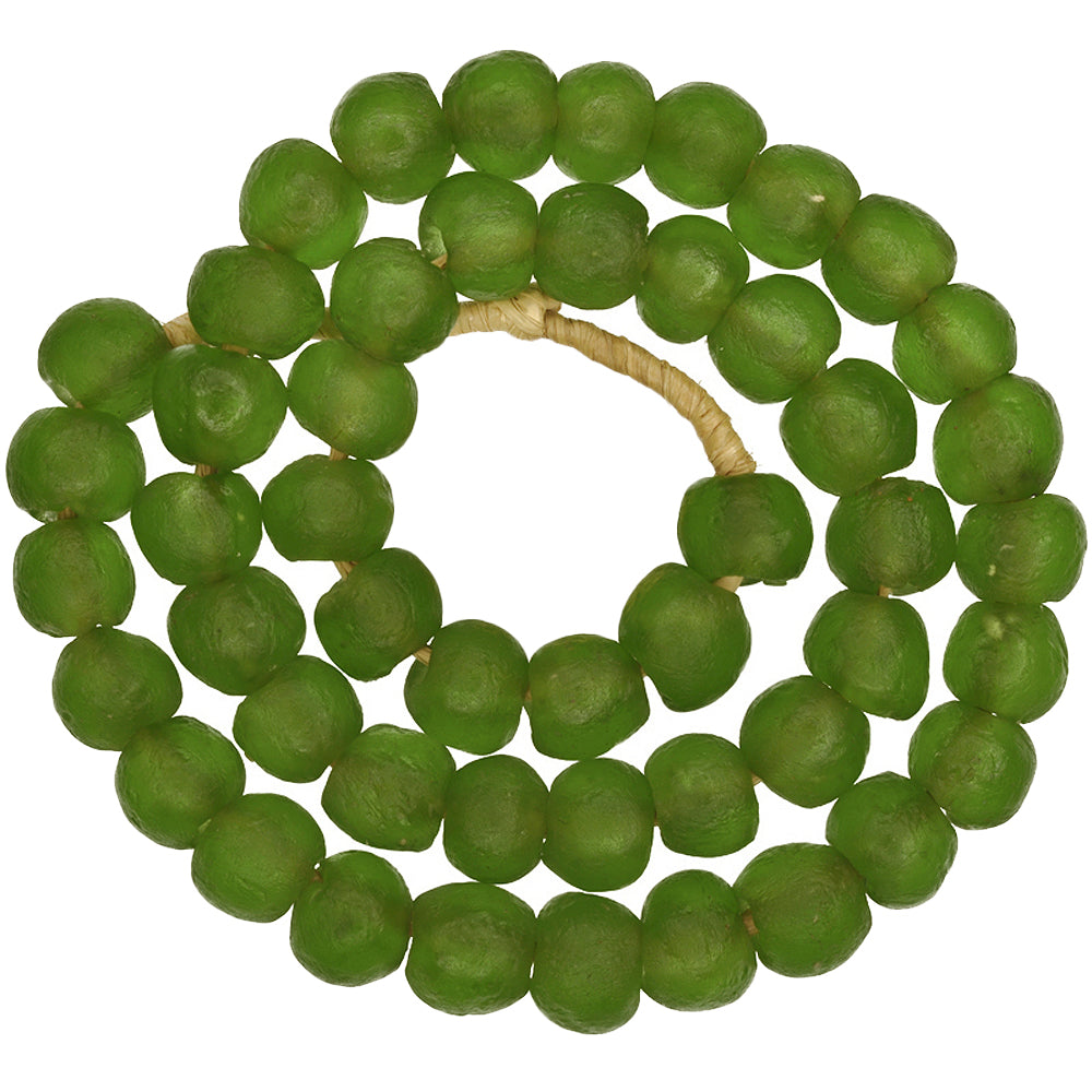 Translucent 13Mm Krobo Glass Beads - Recycled African Trade Beads