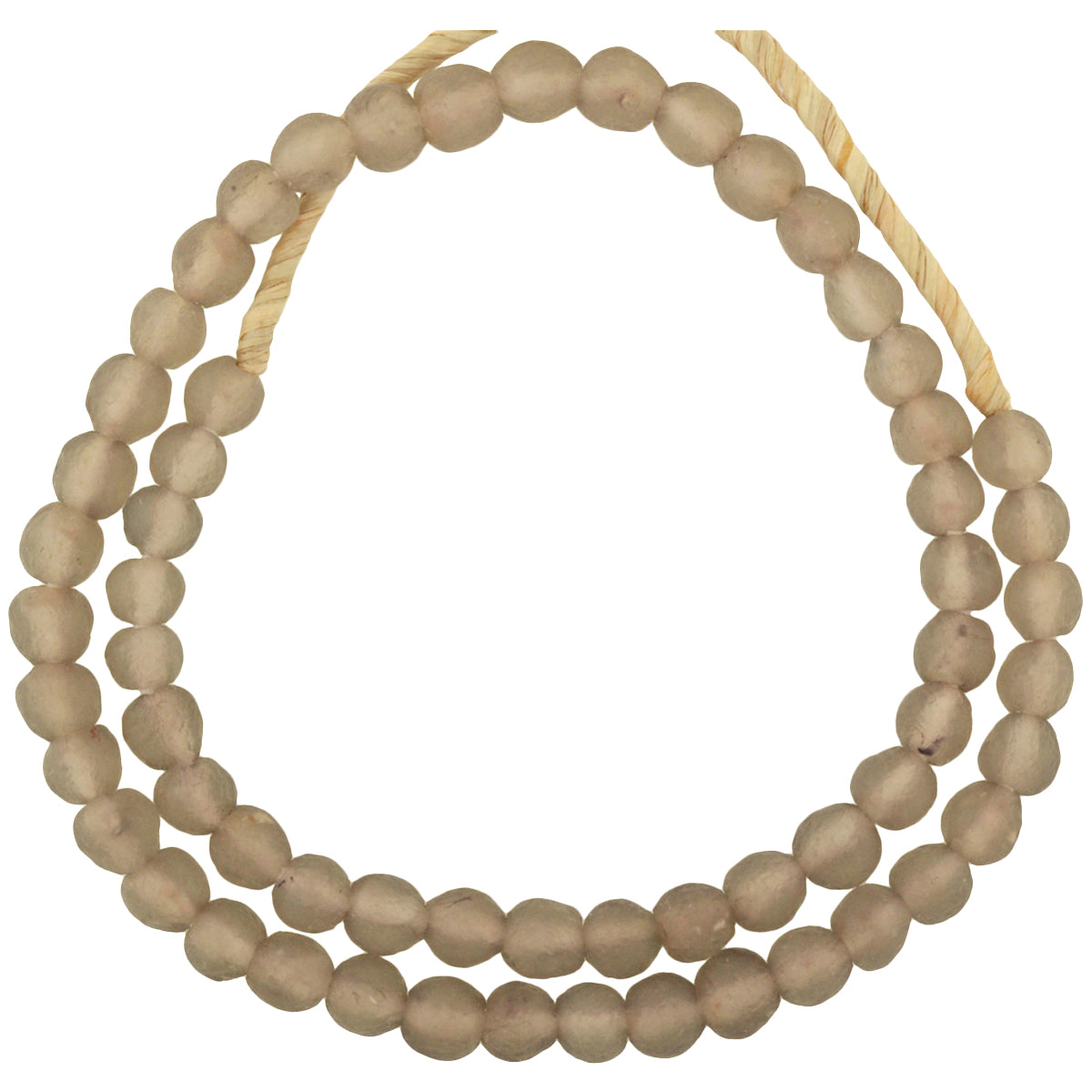Translucent African Krobo Glass Beads - Recycled Ghana Trade Beads