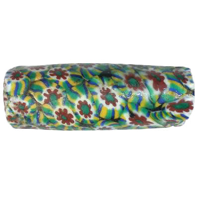 Antique Large Millefiori Venetian African Trade Bead, 37X12Mm, Early 1900S