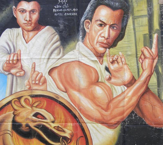 Mortal Kombat Movie Poster - Hand-Painted Ghanaian Art - alternate view