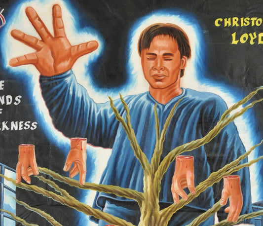 Quicksilver Highway Movie Poster - Hand Painted Ghana Art - alternate view