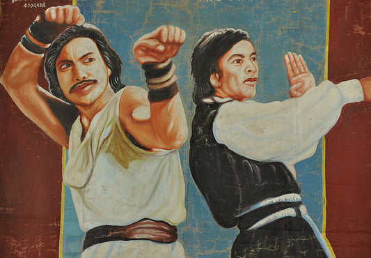 The Challenger Movie Poster - Hand-Painted In Ghana (61"X43") - alternate view