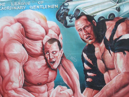 The League Of Extraordinary Gentlemen Movie Poster - Ghana Hand Painted - alternate view