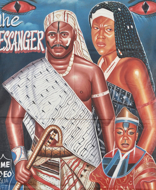 The Messenger Movie Poster - Authentic Hand-Painted Art From Ghana - alternate view