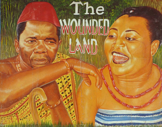 The Wounded Land Movie Poster - Ghanaian Hand-Painted Art - alternate view