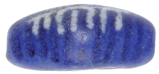 Rare Diamond-Shaped Kiffa Glass Bead - Handmade Trade Bead - alternate view