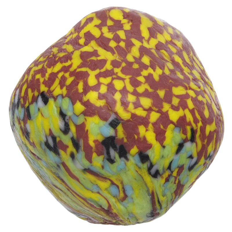 Large African Trade Bicone Bead - Recycled Glass From Ghana