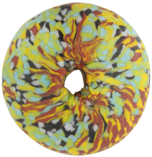 Large Bicone African Trade Beads - Recycled Glass From Ghana - alternate view