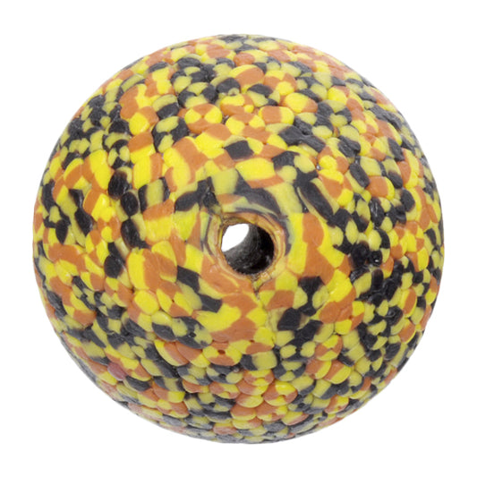 Large Bicone African Trade Bead - Recycled Ghana Glass Beads - alternate view