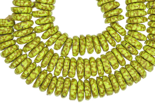 African Trade Beads: Recycled Tiny Seed Glass Disks From Ghana - alternate view