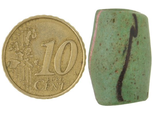 Rare Old Authentic Green Akoso Krobo Powder-Glass Bead – Ghana Trade