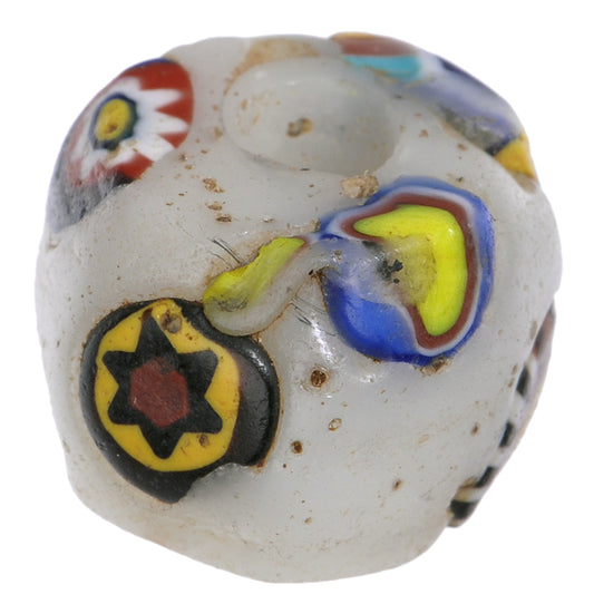 Rare Antique Murano Bird Venetian Millefiori African Trade Bead - alternate view