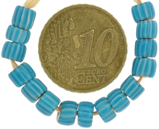 Rare 4-Layer Chevron Beads - Antique Venetian Glass, 5Mm Strand - alternate view