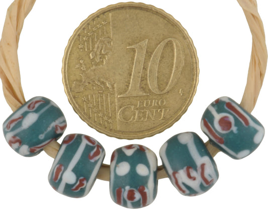 Rare Antique Fancy Venetian Lampwork Glass Trade Beads, African Trade - alternate view