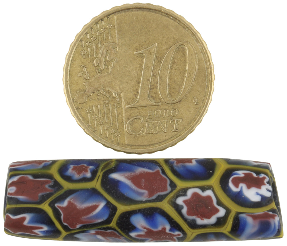 Antique Large Venetian Millefiori Mosaic African Trade Bead - alternate view