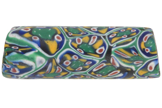 Antique Large Millefiori Venetian Mosaic Glass Trade Bead, African Trade - alternate view