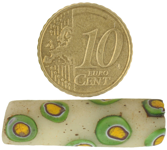 Rare Antique Large Venetian Millefiori Mosaic Trade Bead - African Trade - alternate view