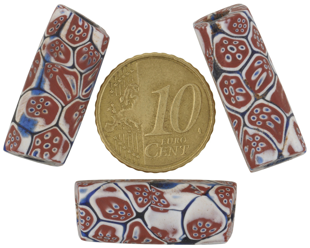 Antique Large Venetian Millefiori Mosaic Beads For African Trade - alternate view