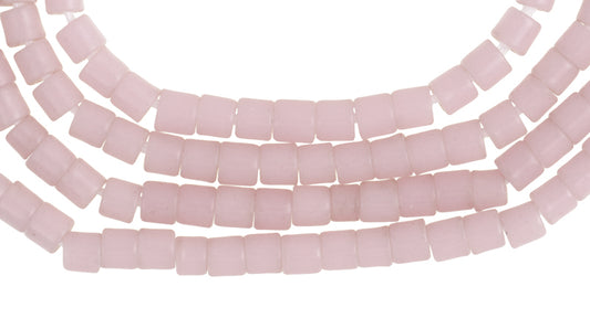 Vintage Czech Tile Glass Trade Beads, African Trade Mid-1900S - alternate view