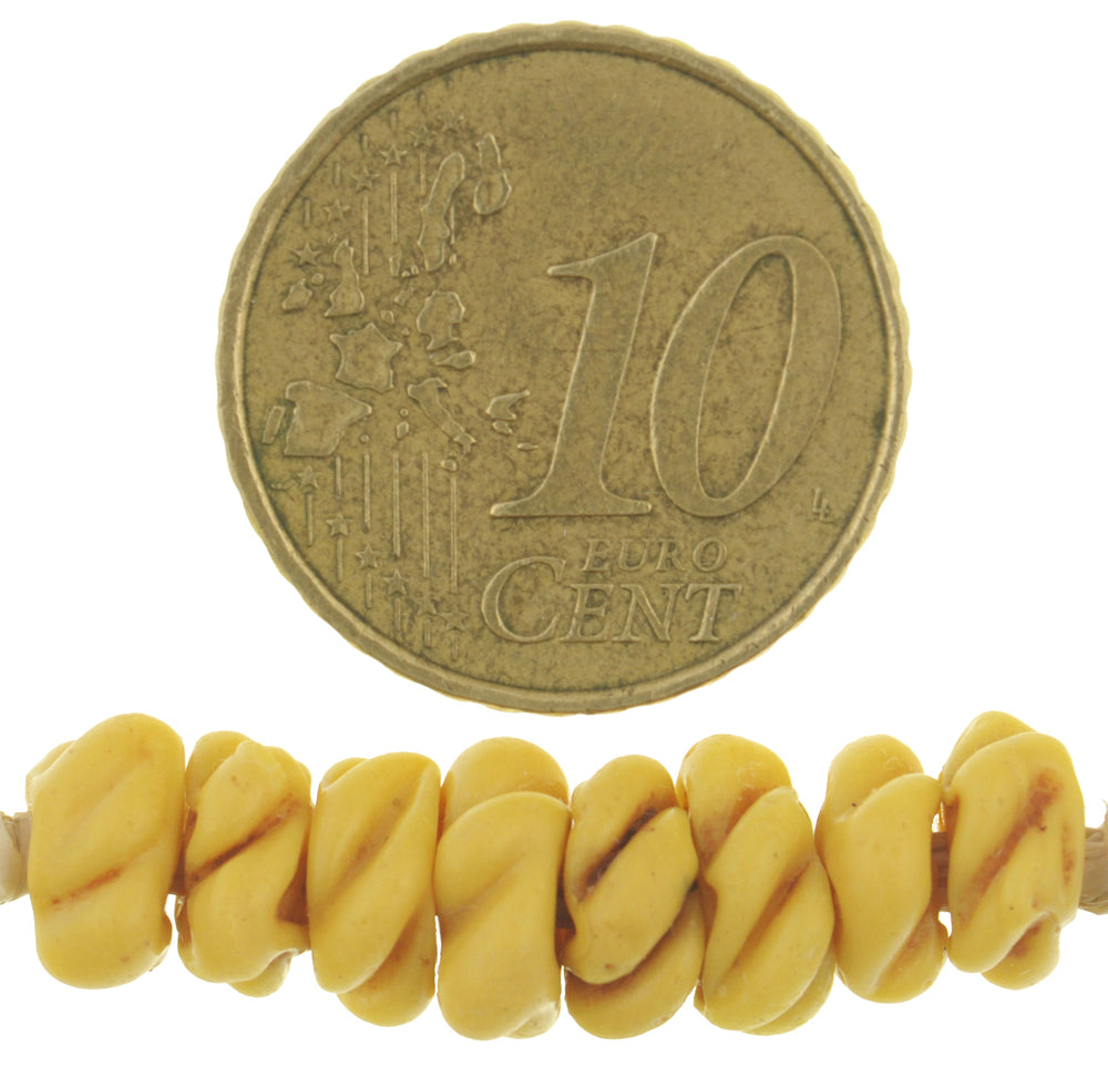 Eight Rare Antique Fancy Venetian Lampwork Glass Trade Beads 8Mm - alternate view