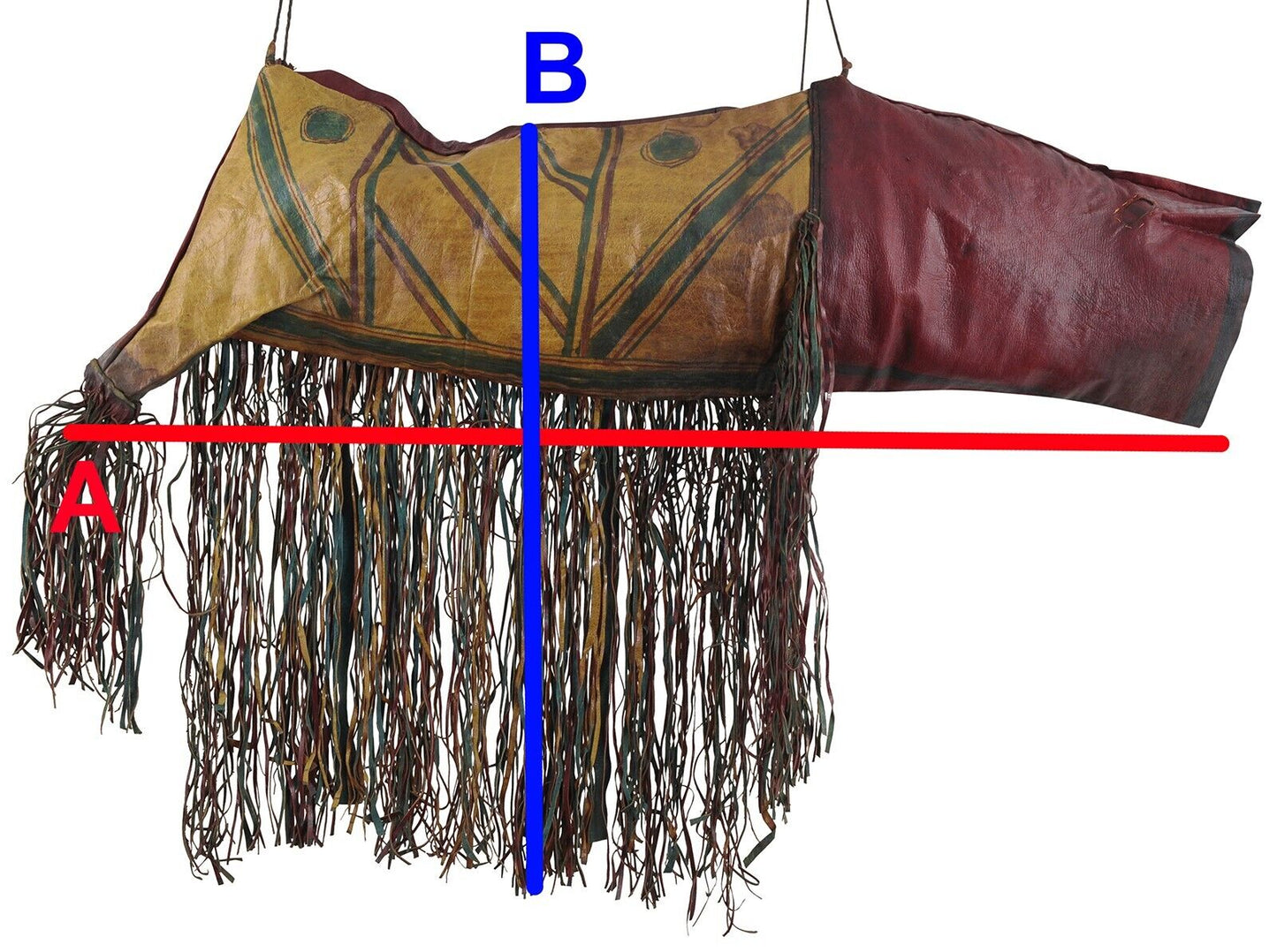 Authentic Old Tuareg Leather Camel Bag – Sahara Nomad Ethnic Art