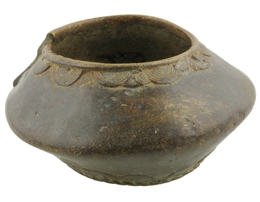 Old Brass Bronze African Bracelet Currency Fulani Ghana / Burkina Faso - alternate view