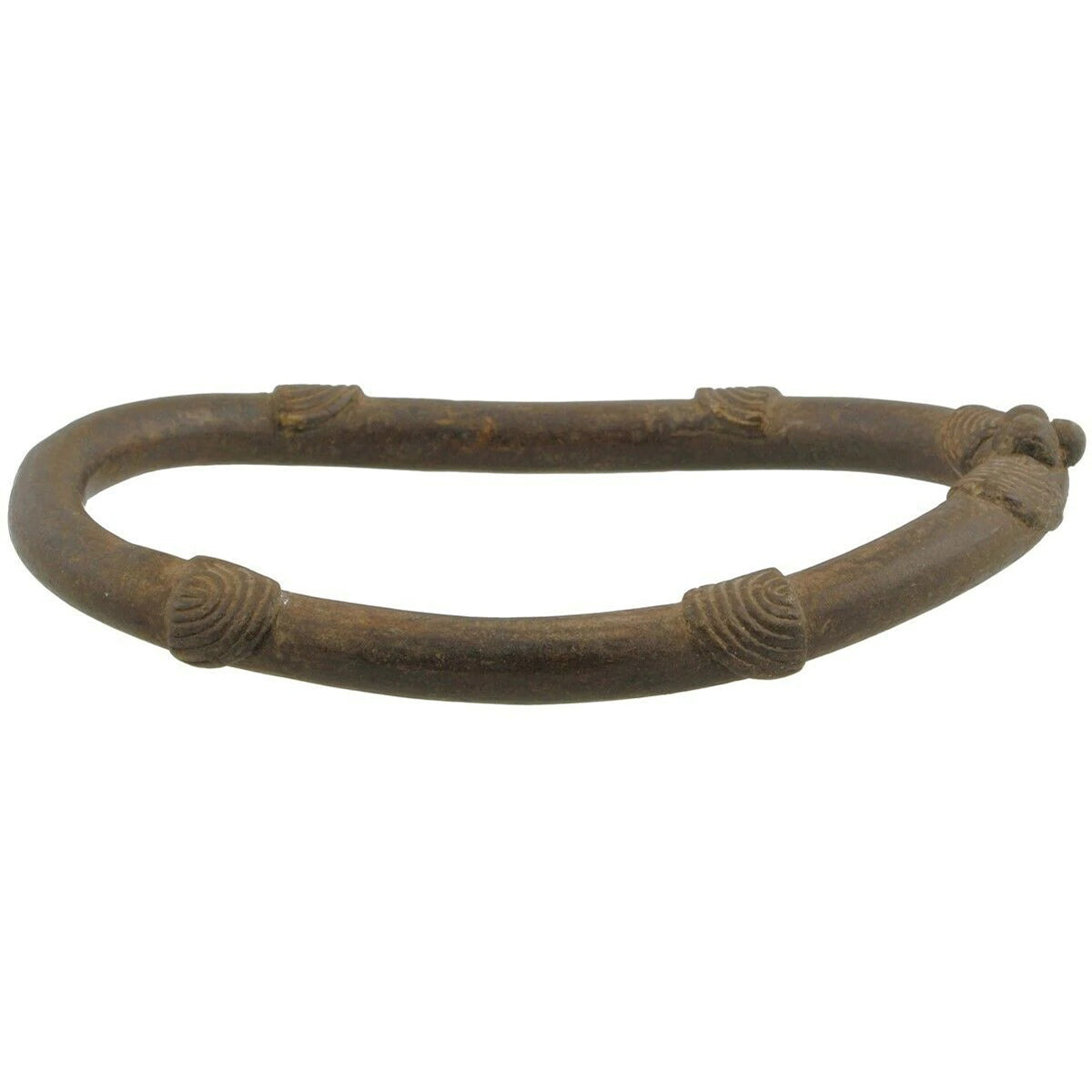 Antique Brass Anklet Currency African Lobi Burkina Faso Bronze Ethnic Art