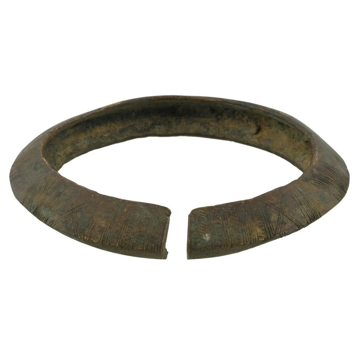 Old Brass Bracelet – Fulani Currency Bangle from Ghana