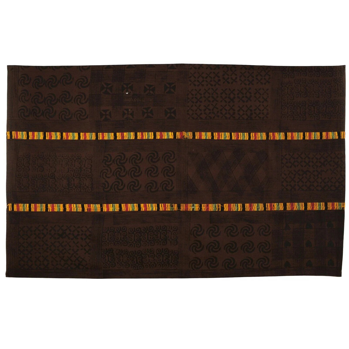 Adinkra Ashanti Cloth Decoration African Ghana Fabric Hand Stamped West Africa