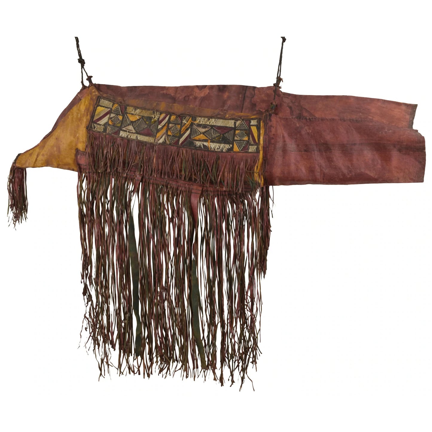 Tuareg Leather Sahara Nomad Bag – Ethnic Handmade Statement Piece