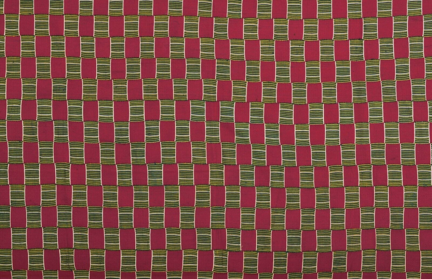 Vintage Handwoven Ewe Kente Cloth – Woman Size 69″×50″