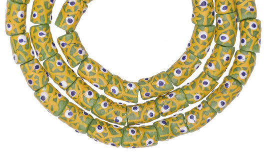 Elegant Powder Glass Beads From Ghana - African Trade Beads - alternate view