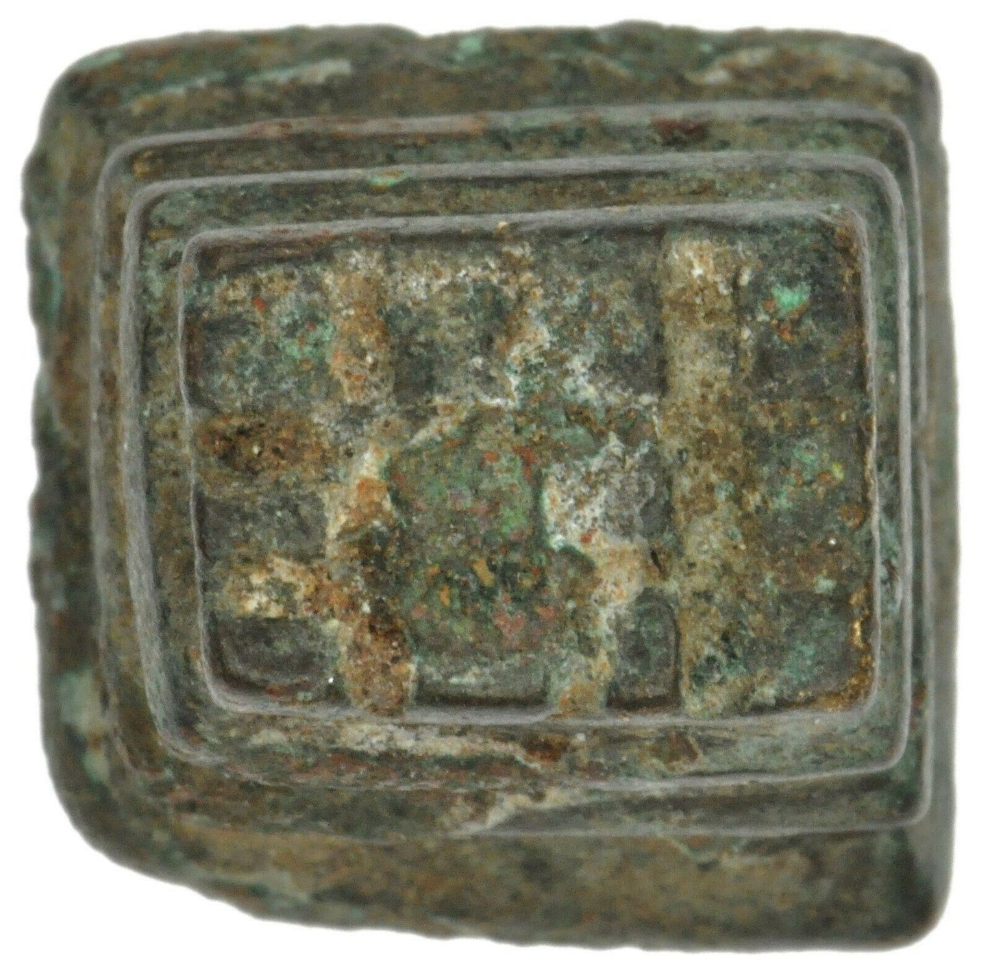 Antique Ashanti Akan Brass Goldweight – Lost Wax Geometric