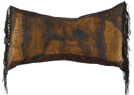 Old African Tuareg Leather Pillow Case Mali Niger Sahara Desert Bedouin Ethnic - product focus