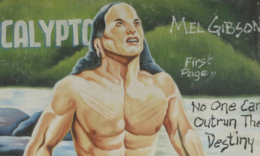 Apocalypto Hand-Painted Movie Poster - Ghanaian Cinema Art - alternate view